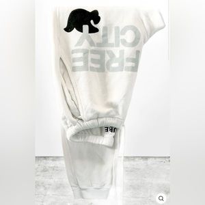 Freecity sweatpants size small left no drawst
